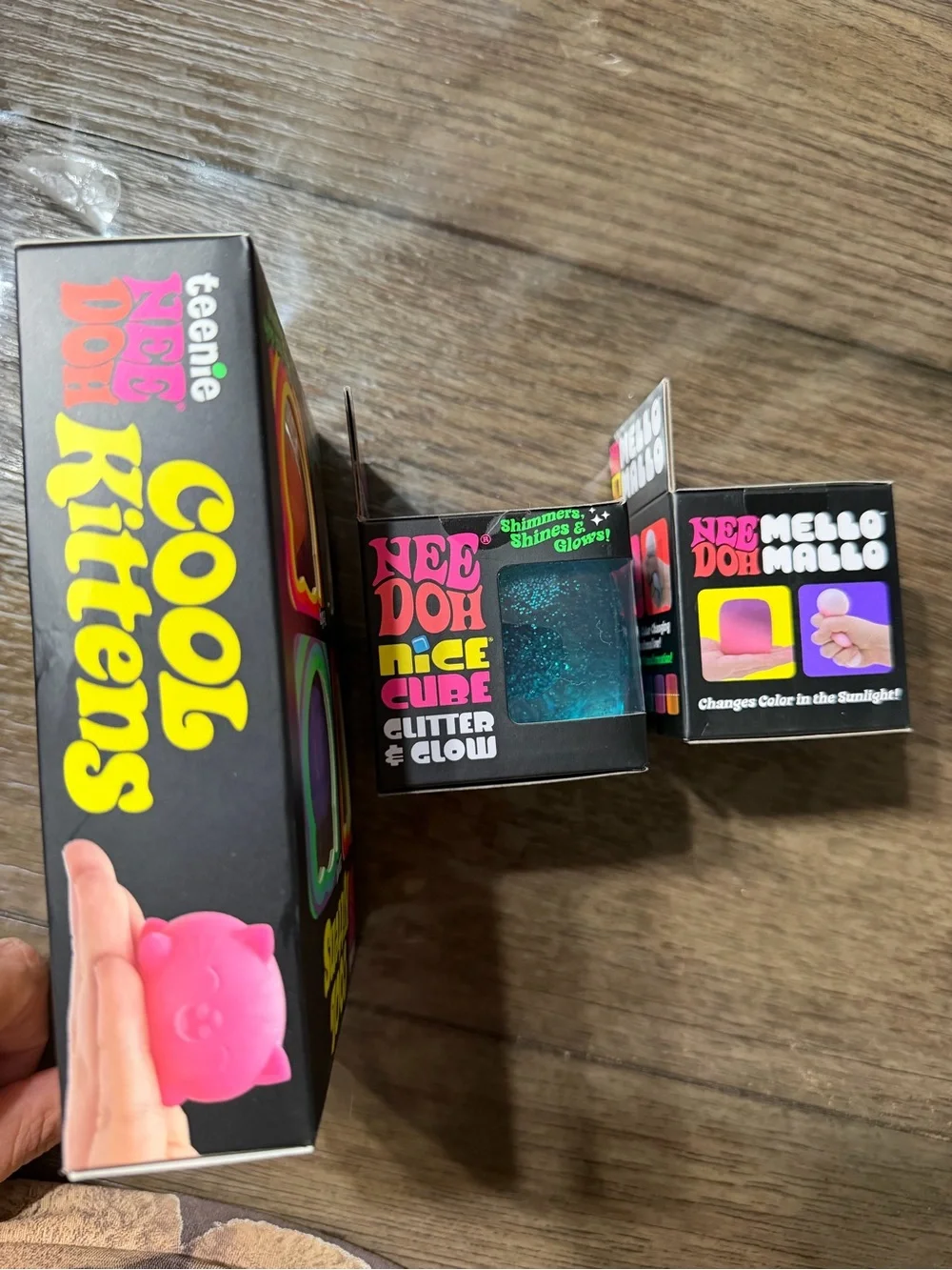 Needoh bundle , cool kittens , cube & mello mallo